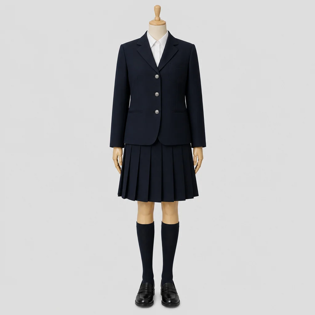 西宮今津高校の女子の制服のイメージ