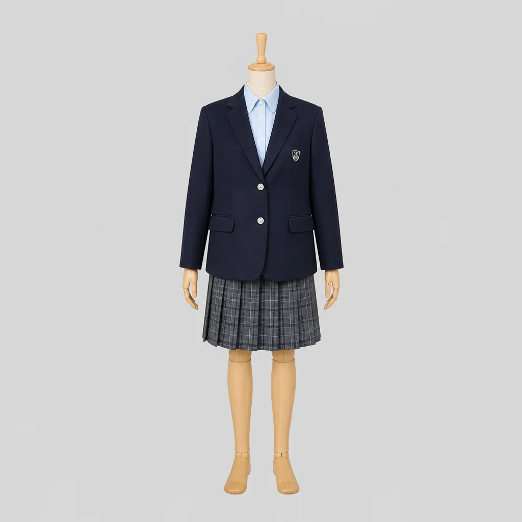川西北陵高校の女子の制服のイメージ