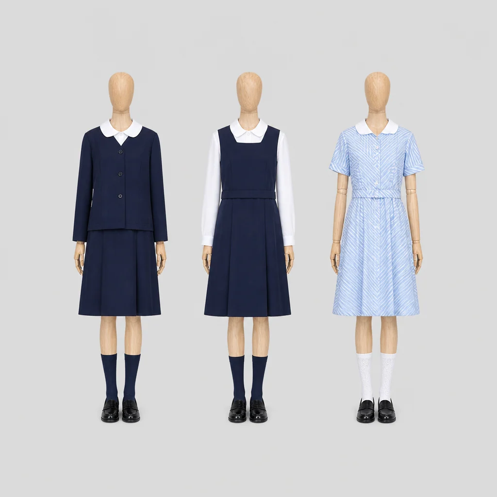 百合学院高校の制服のイメージ