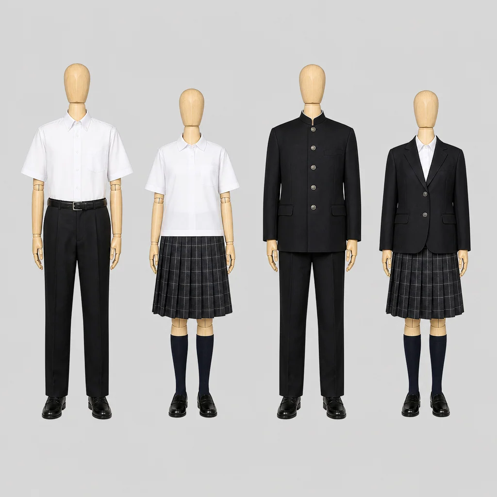 奈良商工高校の制服のイメージ