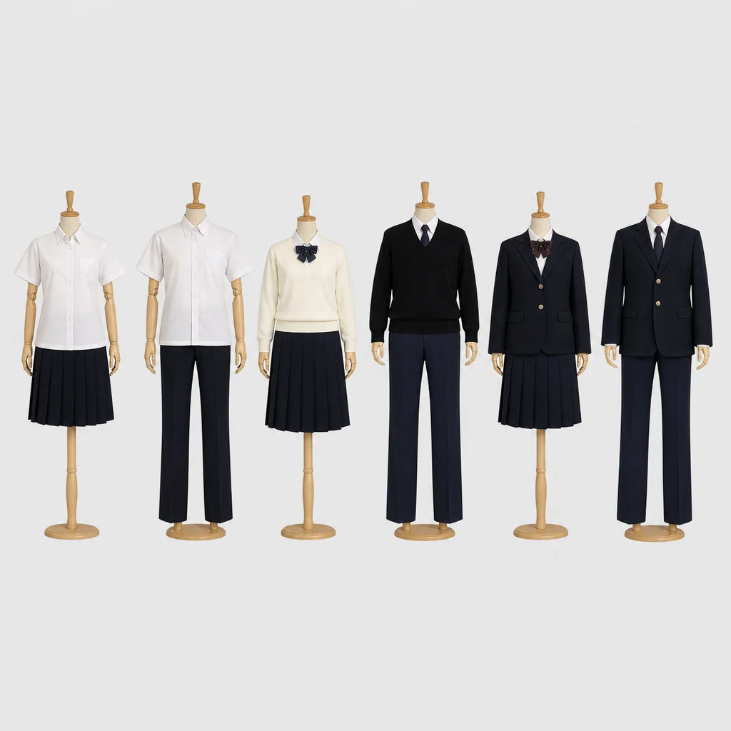 高円芸術高校の制服のイメージ
