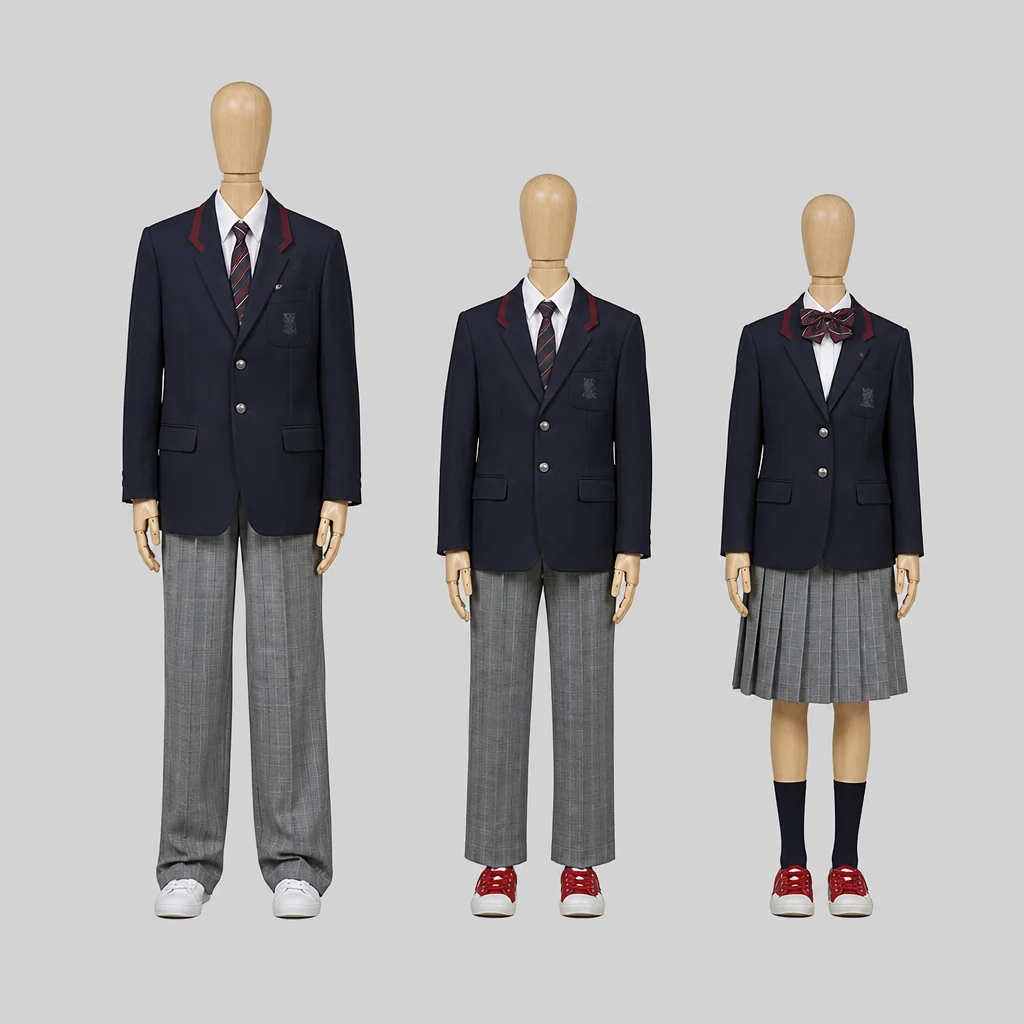 智辯学園高校の制服のイメージ