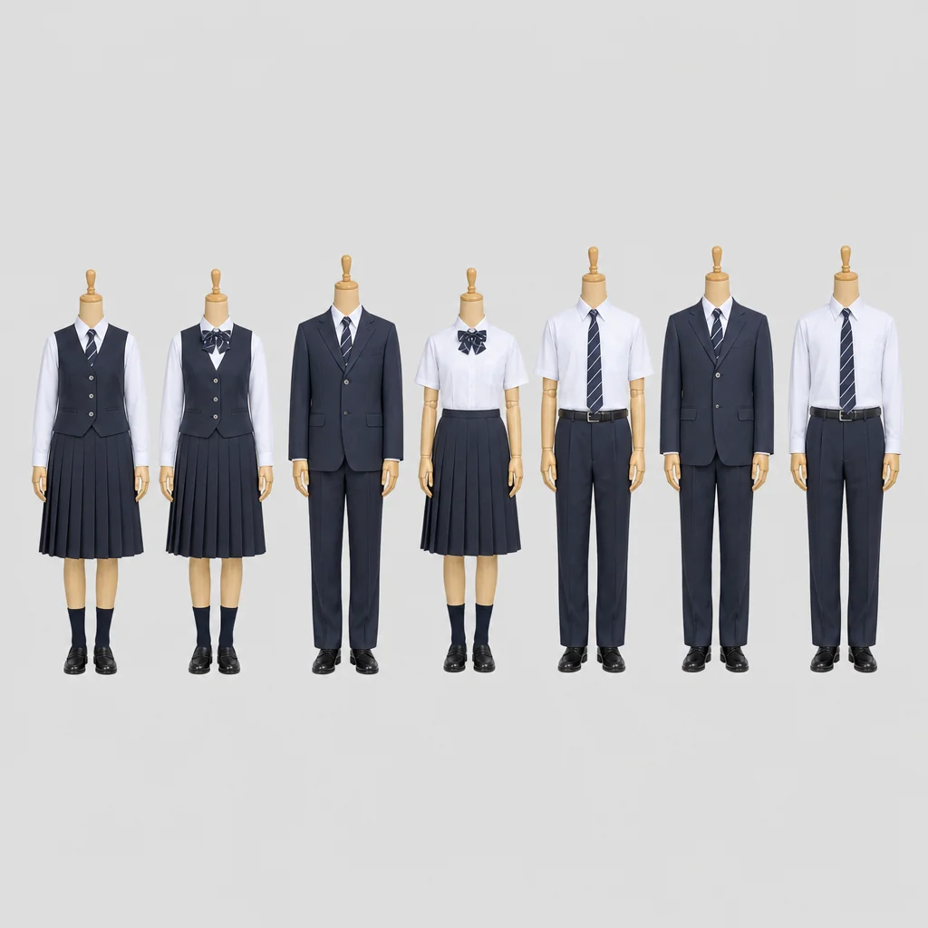 天理高校の制服のイメージ