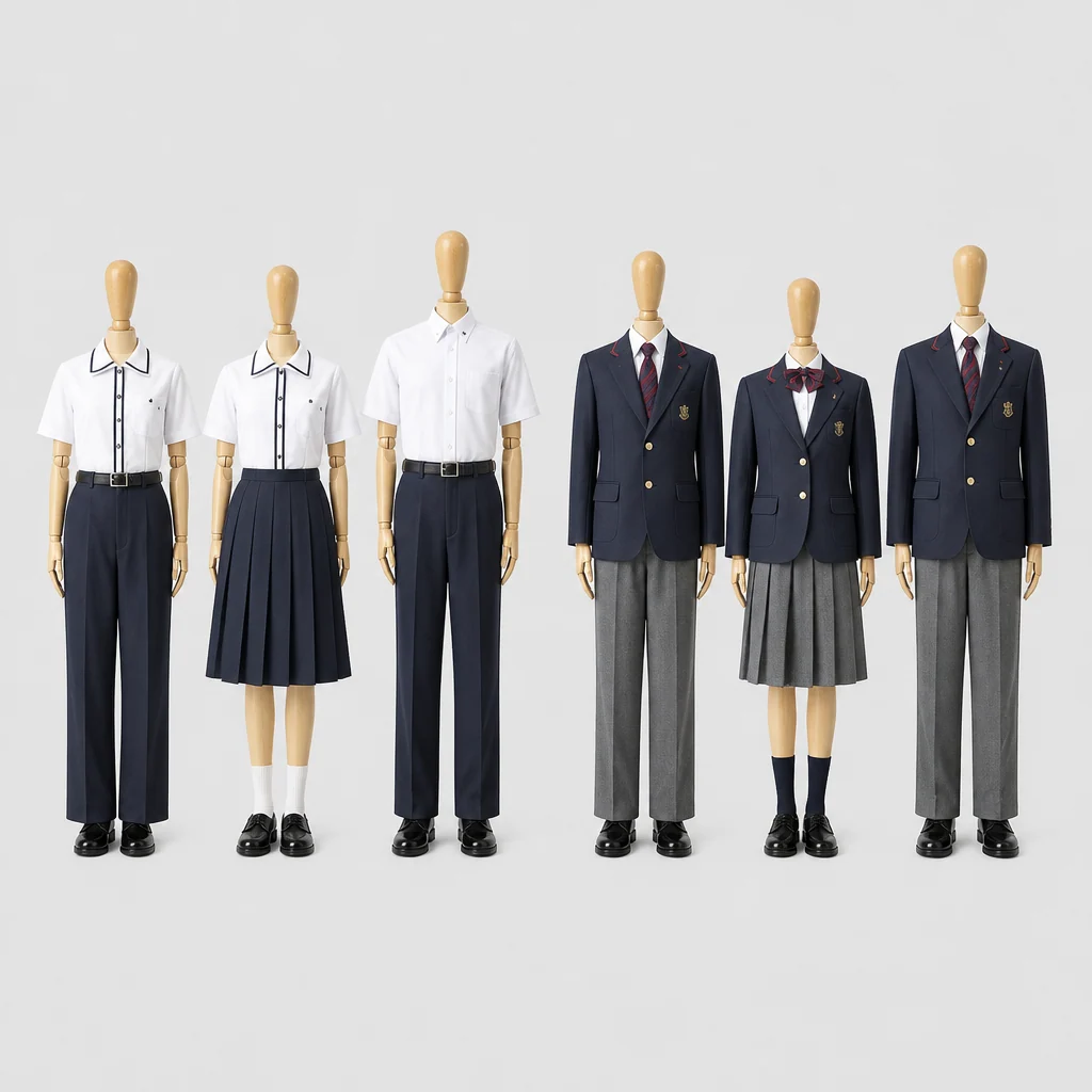 智辯学園奈良カレッジ高等部の制服のイメージ