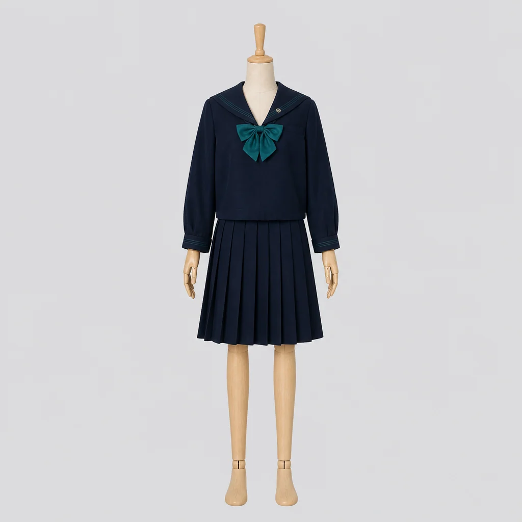 粉河高校の女子の制服のイメージ