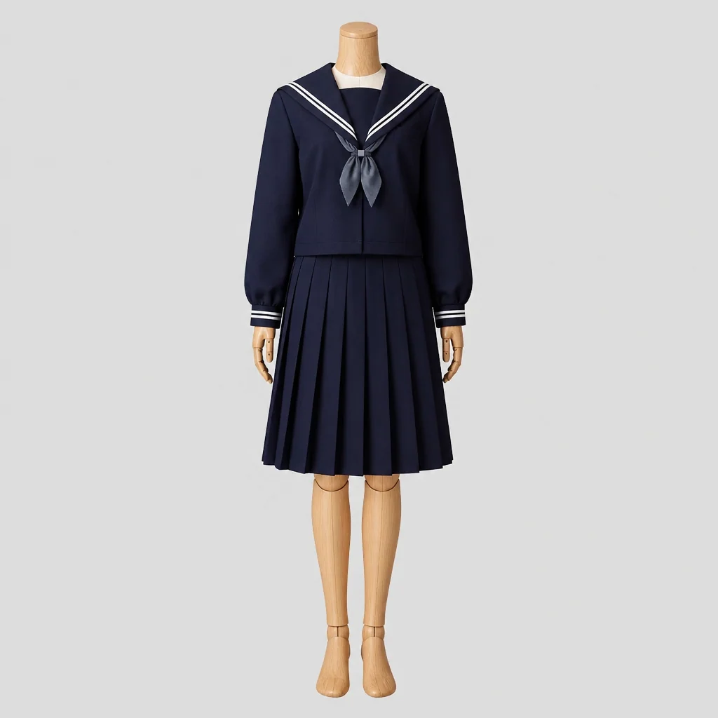 箕島高校の女子の制服のイメージ