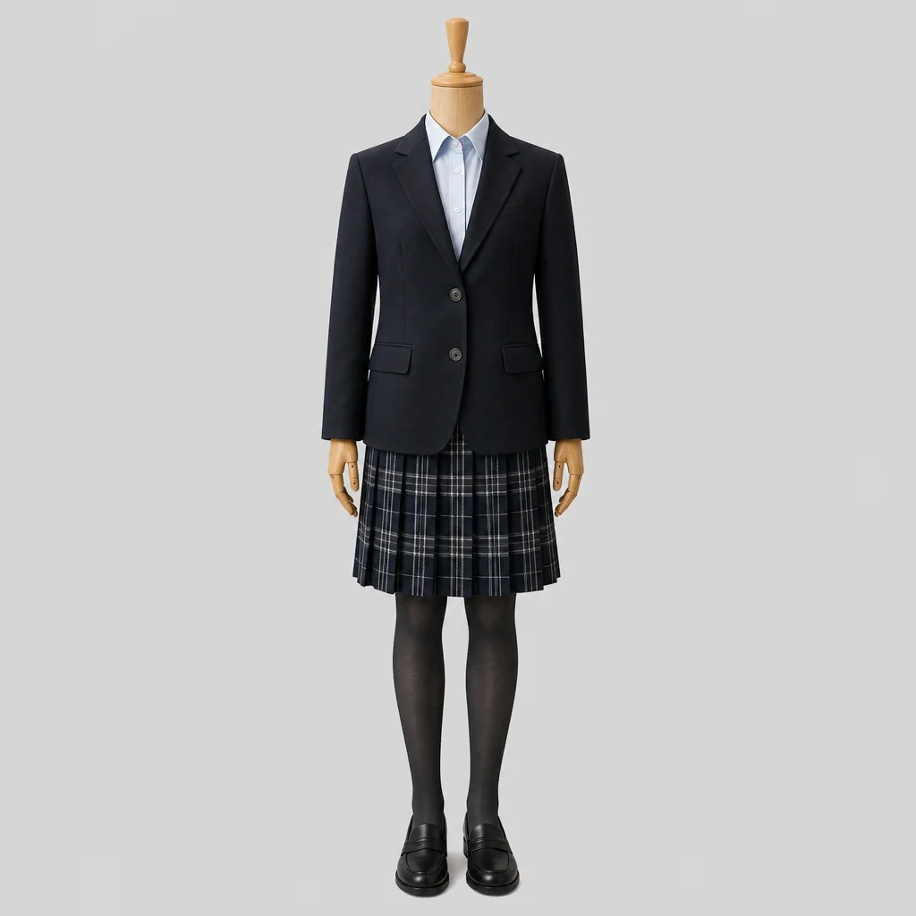 新翔高校の制服のイメージ