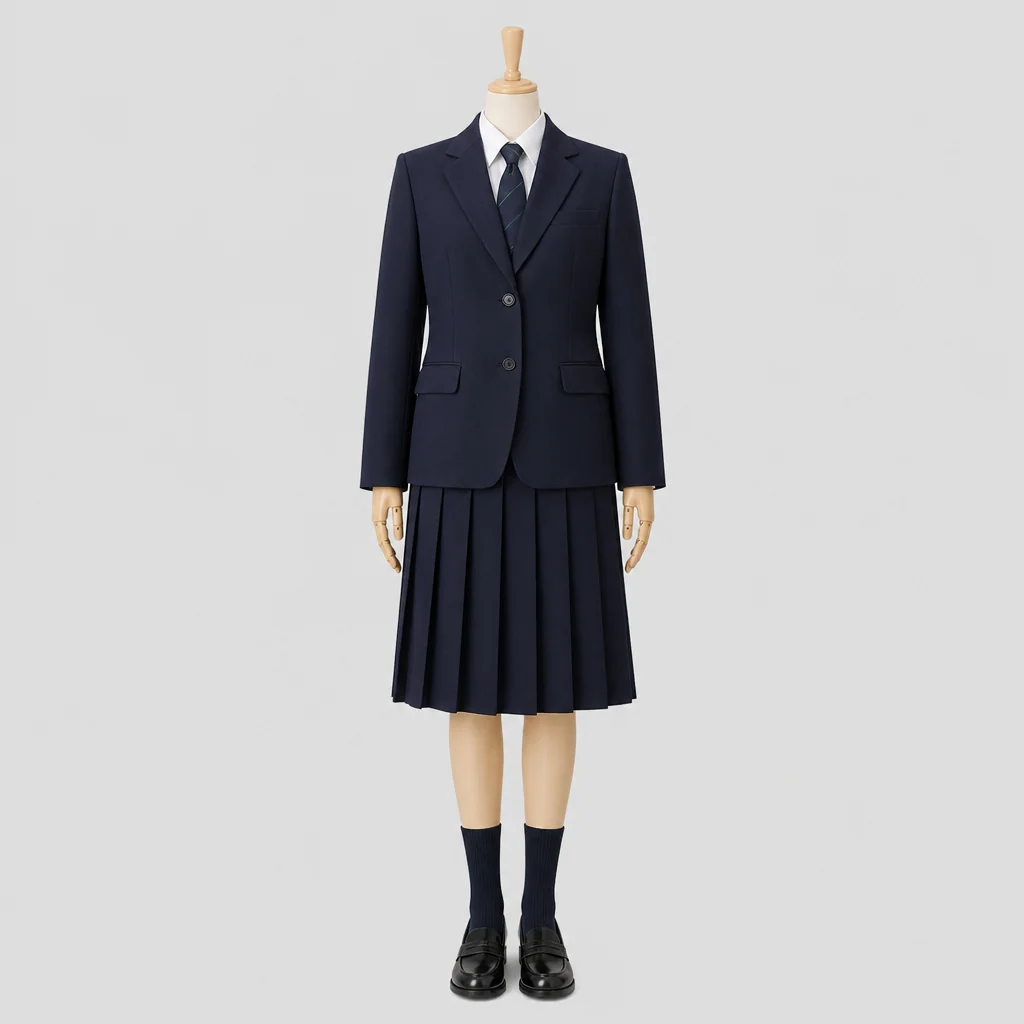鳥取西高校の制服のイメージ