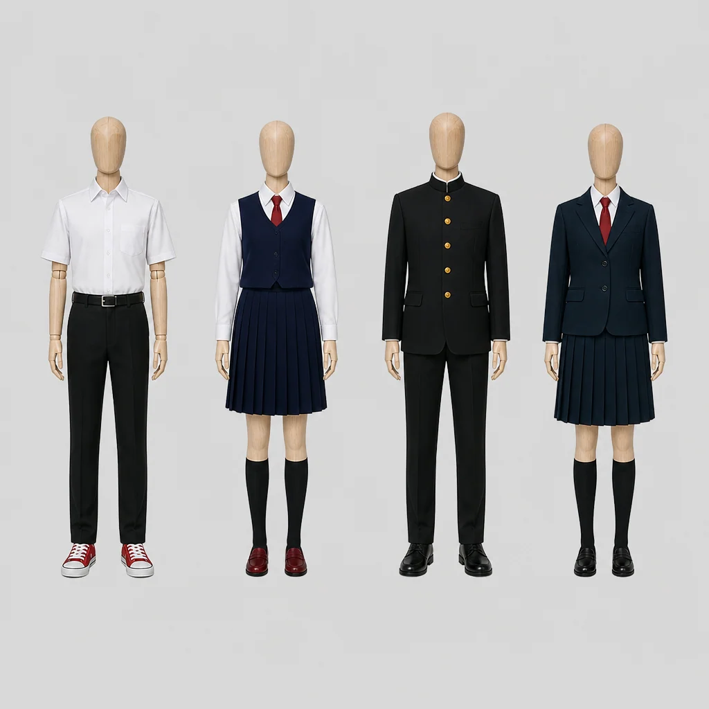 鳥取商業高校の制服のイメージ