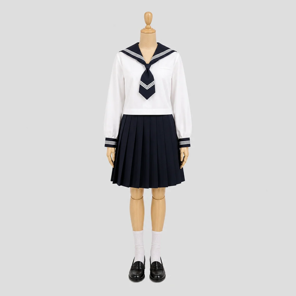 米子西高校の制服のイメージ