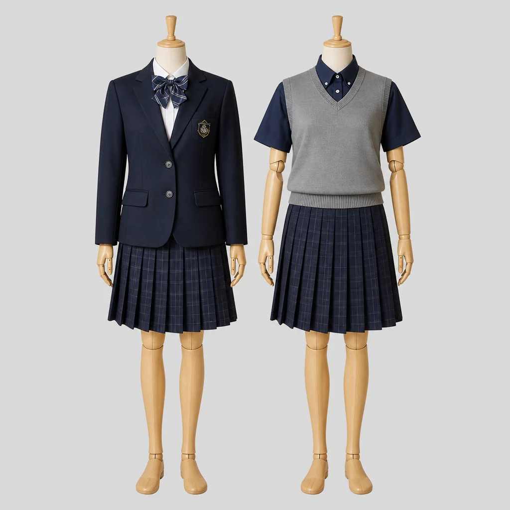 米子南高校の女子の制服のイメージ