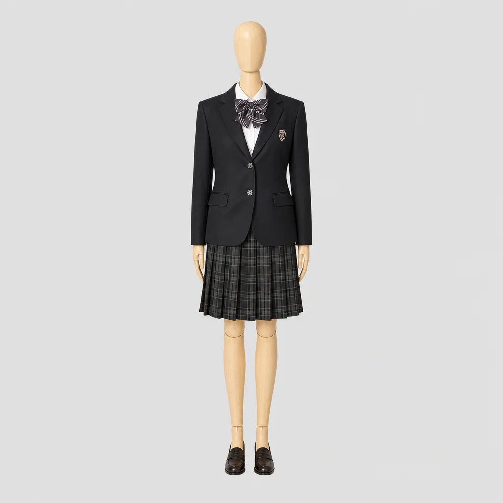 鳥取中央育英高校の制服のイメージ
