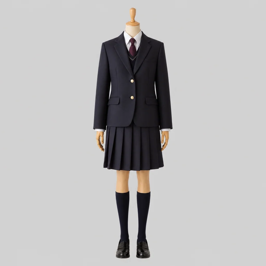 益田高校の制服のイメージ