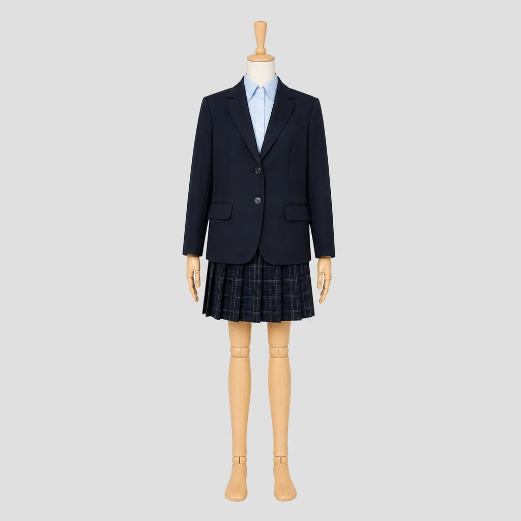 島根中央高校の女子の制服のイメージ