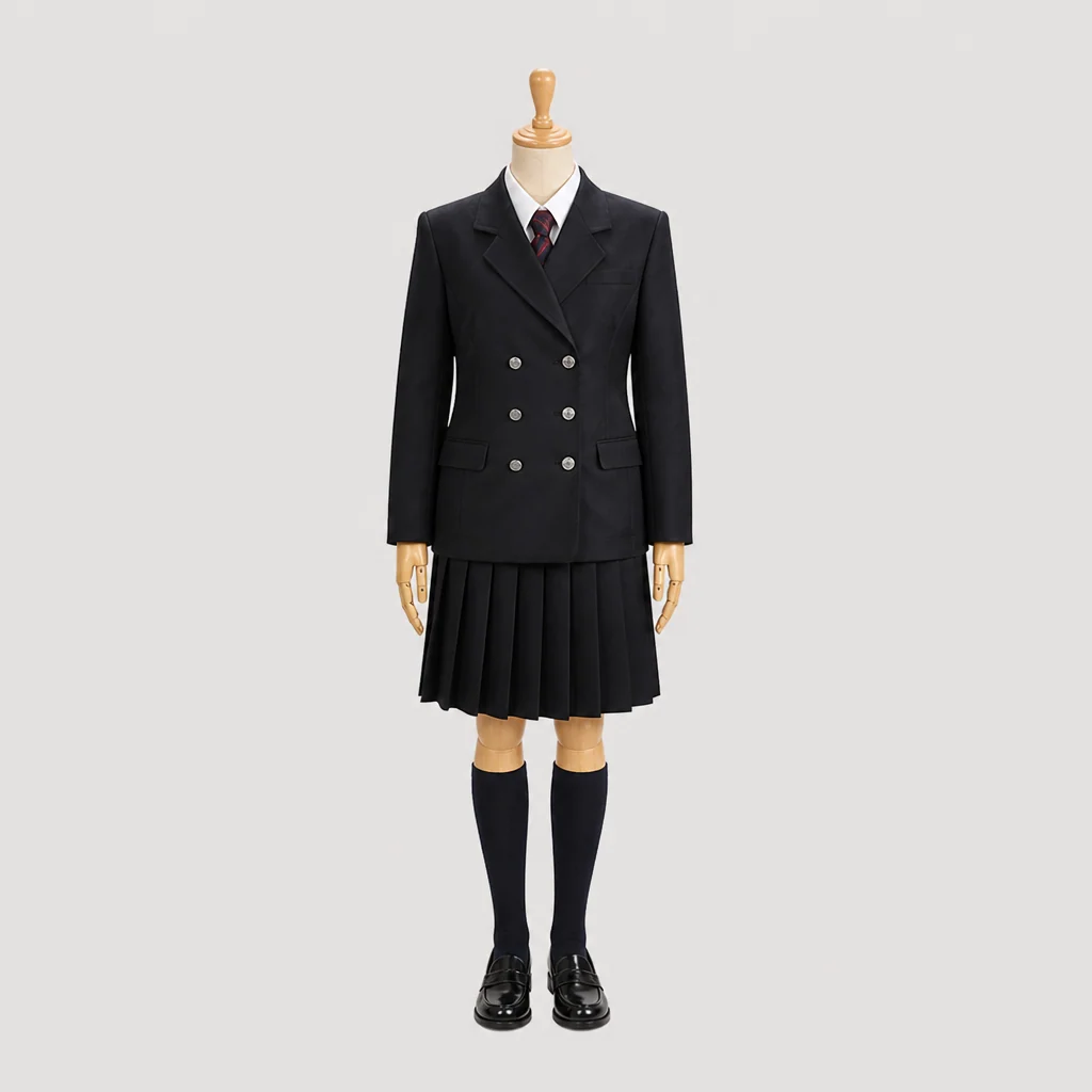 倉敷青陵高校の制服のイメージ