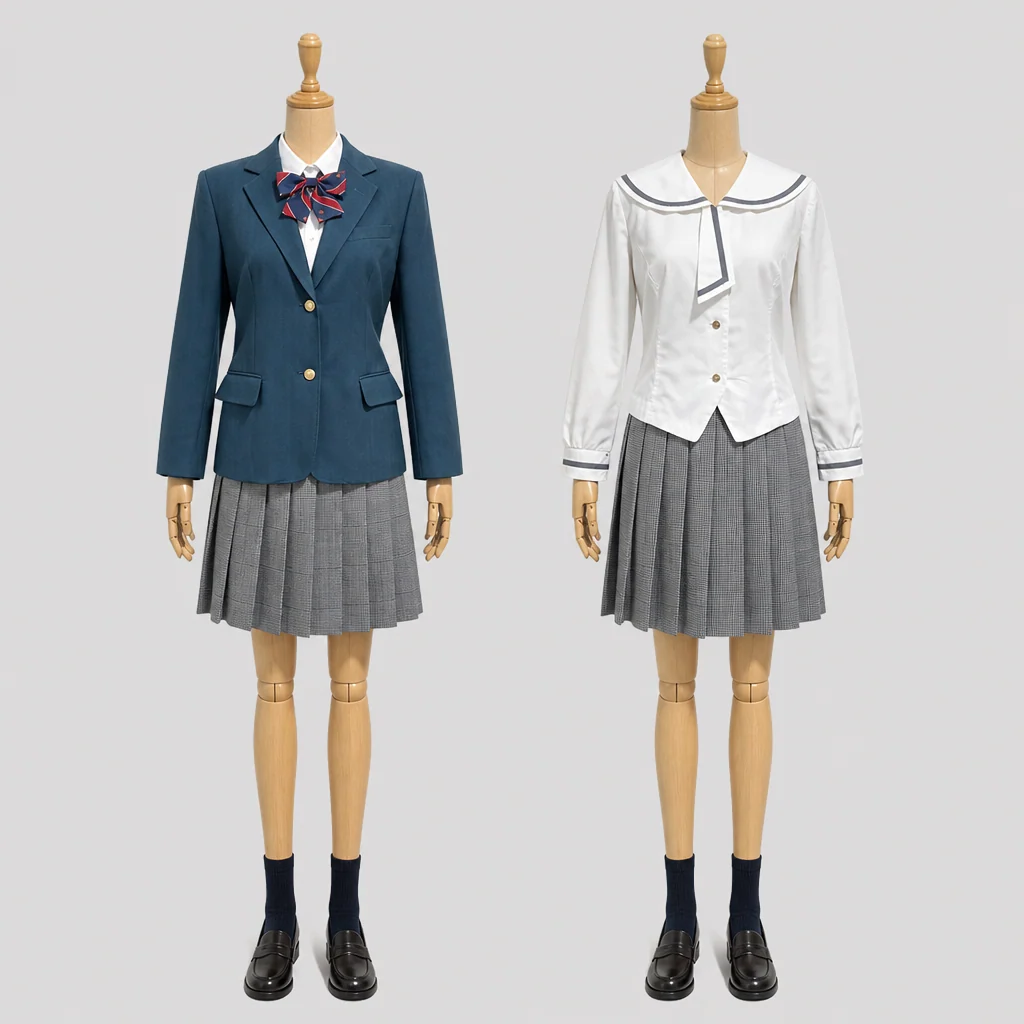 鴨方高校の制服のイメージ