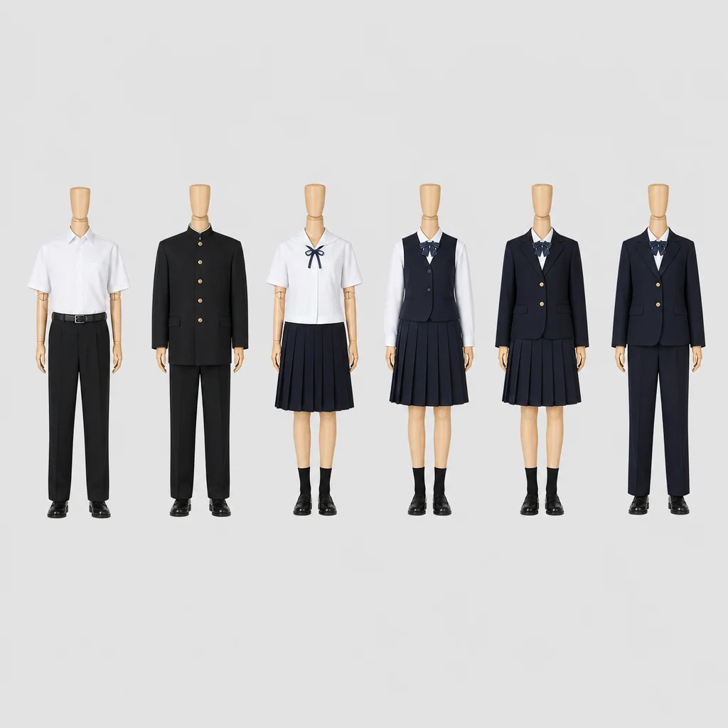 勝山高校の制服のイメージ