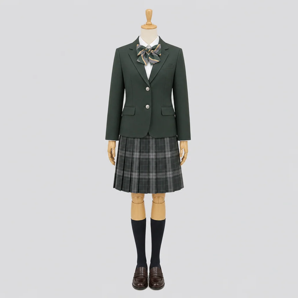 真備陵南高校の制服のイメージ