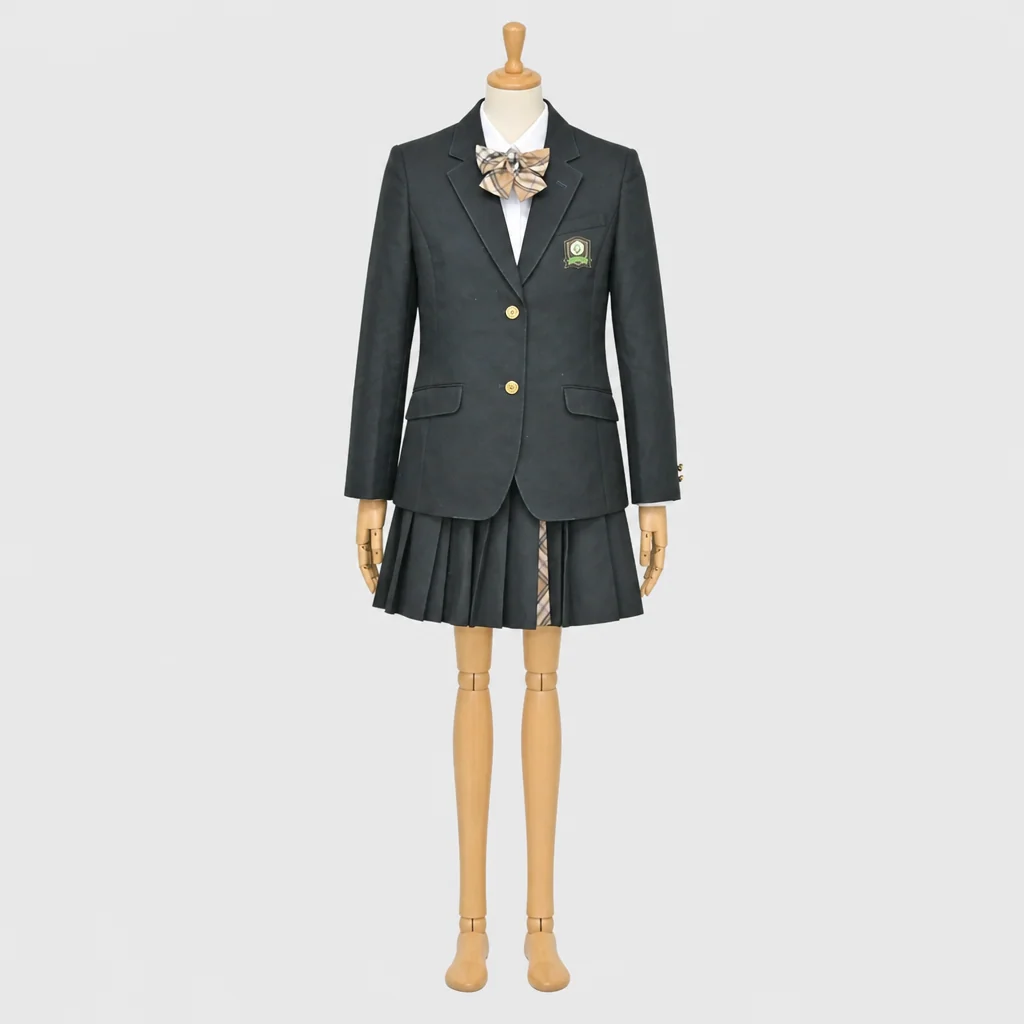 作陽学園高校の女子の制服のイメージ