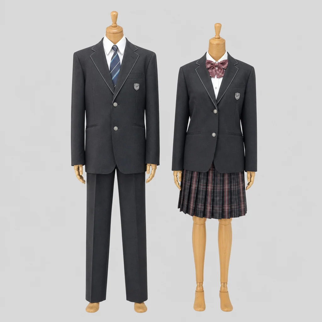 湯来南高校の制服のイメージ