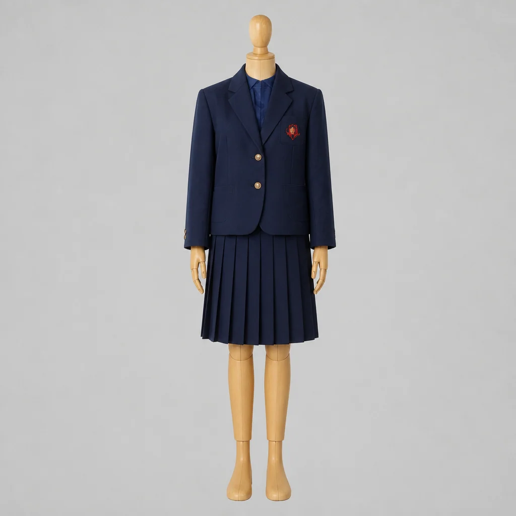 庄原格致高校の制服のイメージ