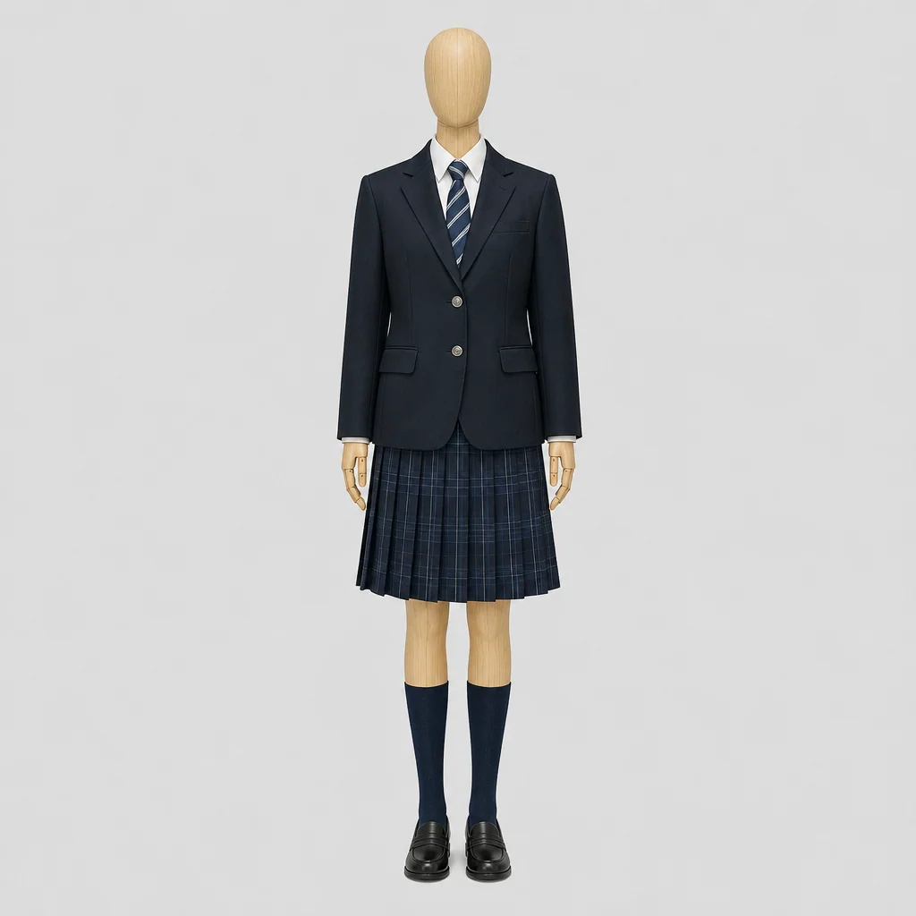 瀬戸田高校の女子の制服のイメージ