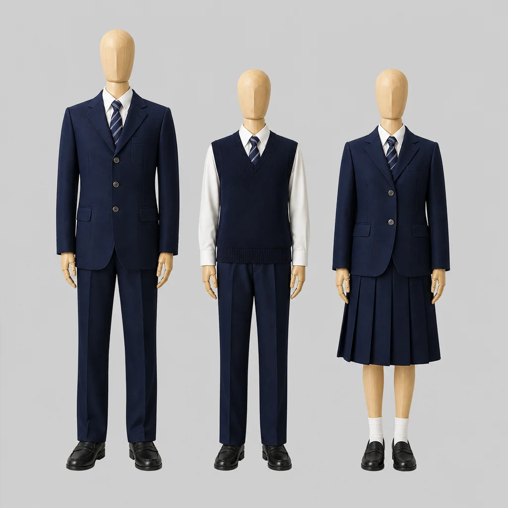 神辺旭高校の制服のイメージ
