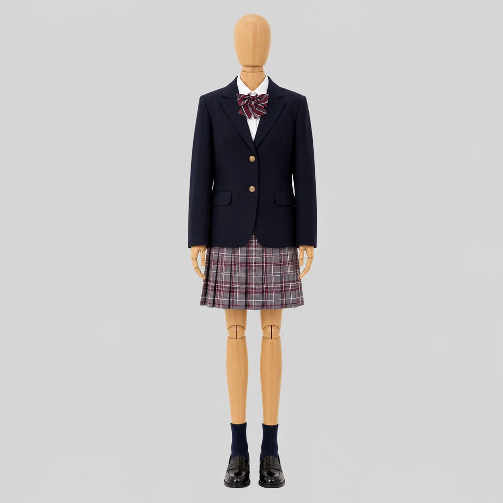 山陽女学園高等部の制服のイメージ