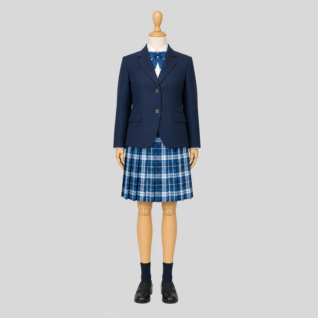 広島文教大学附属高校の制服のイメージ