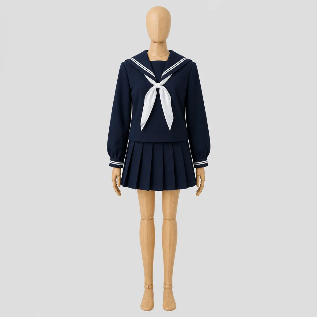 防府高校の女子の制服のイメージ