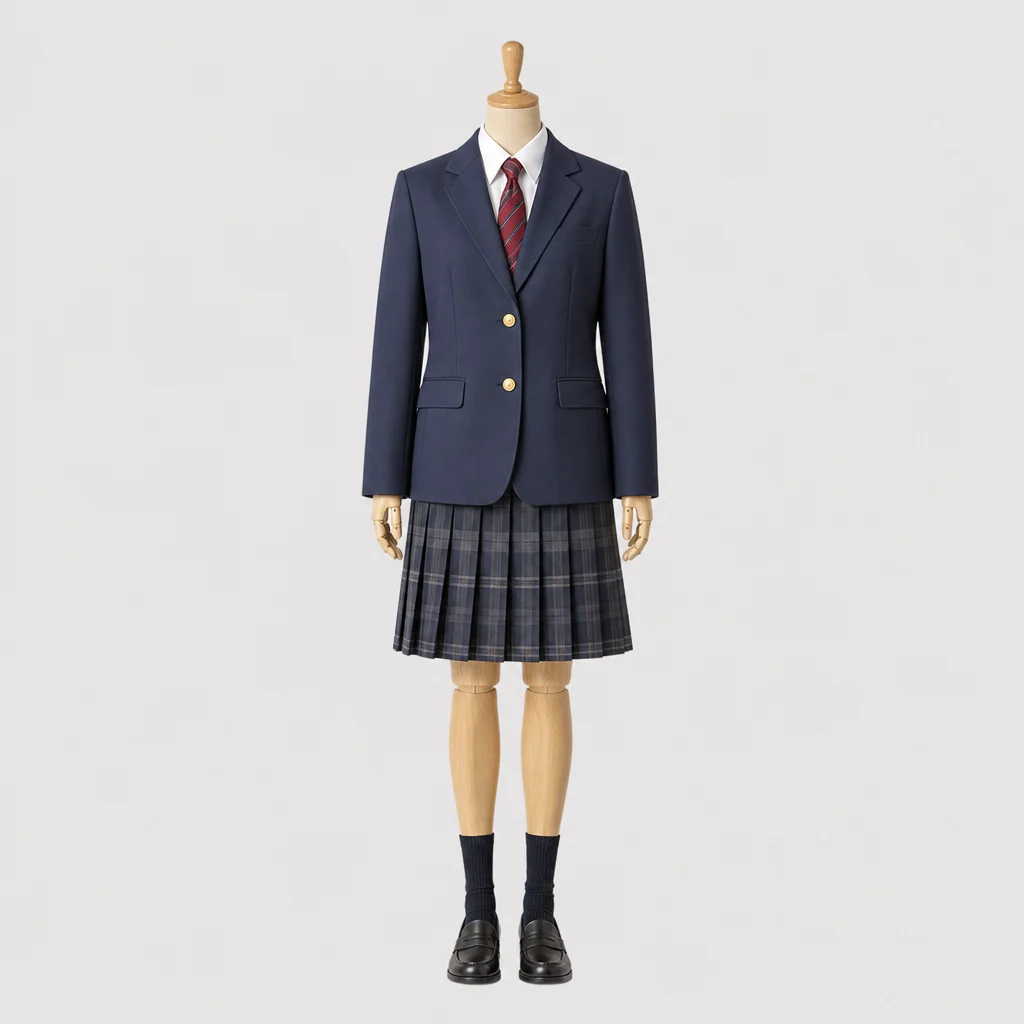 美祢青嶺高校の制服のイメージ