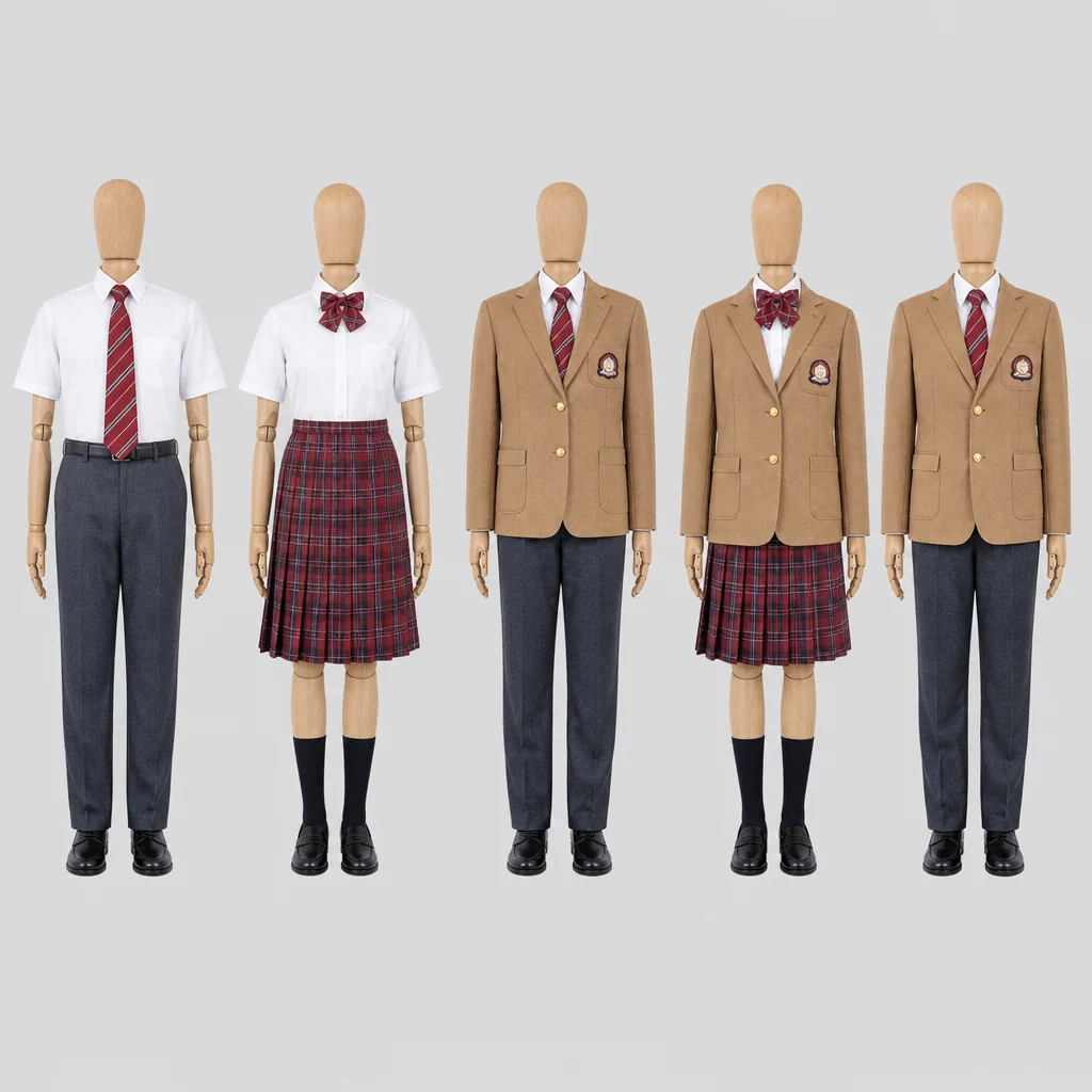 梅光学院高校の制服のイメージ