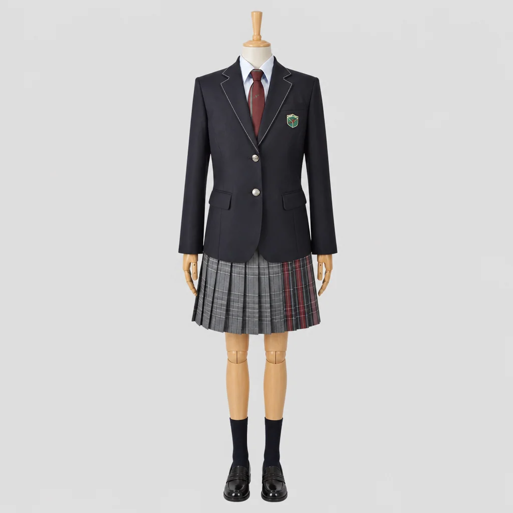 長門高校の女子の制服のイメージ
