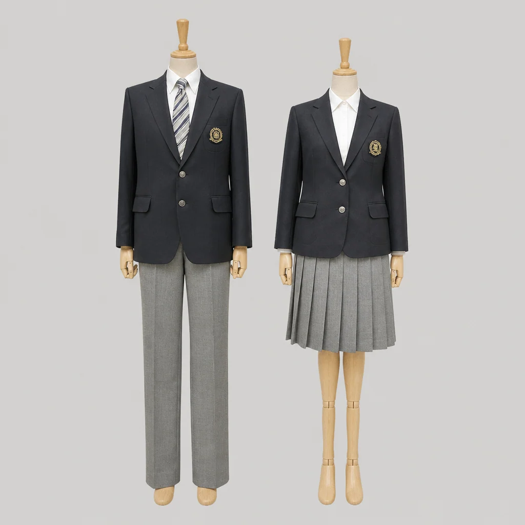 徳島北高校の制服のイメージ