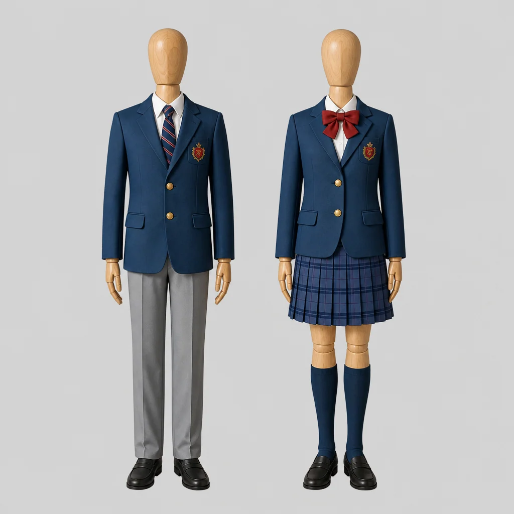 穴吹高校の制服のイメージ
