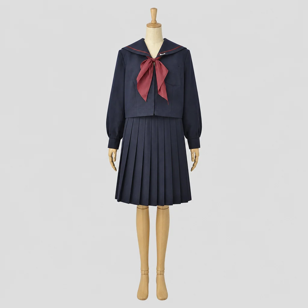 那賀高校の女子の制服のイメージ