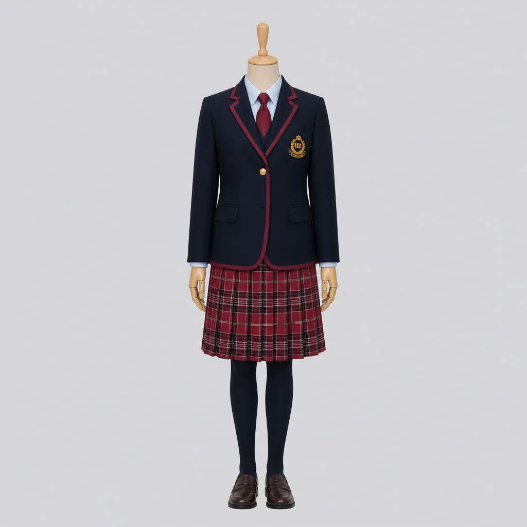 松山学院高校の制服のイメージ