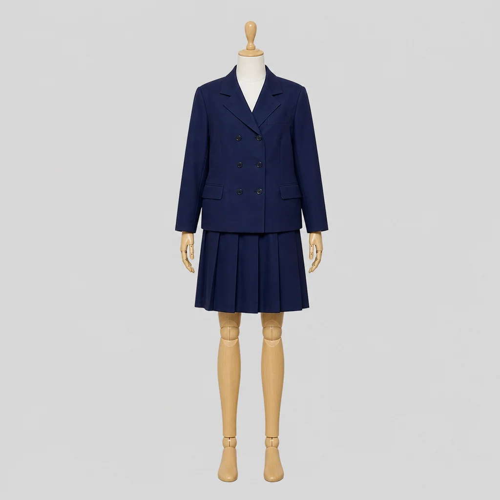 北筑高校の制服のイメージ