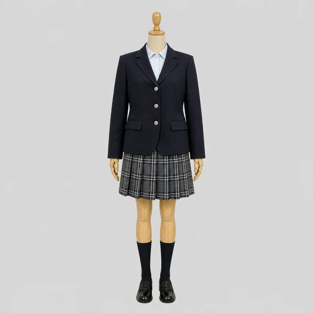 美萩野女子高校の制服のイメージ