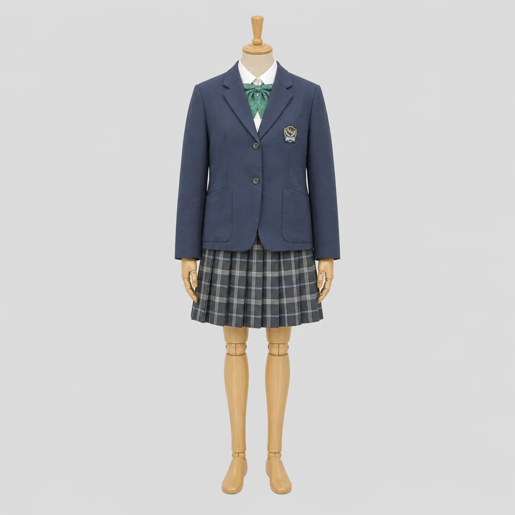 常磐高校の女子の制服のイメージ