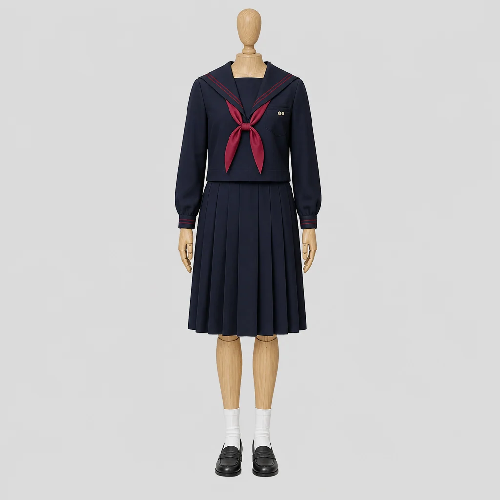 福岡女学院高校の制服のイメージ