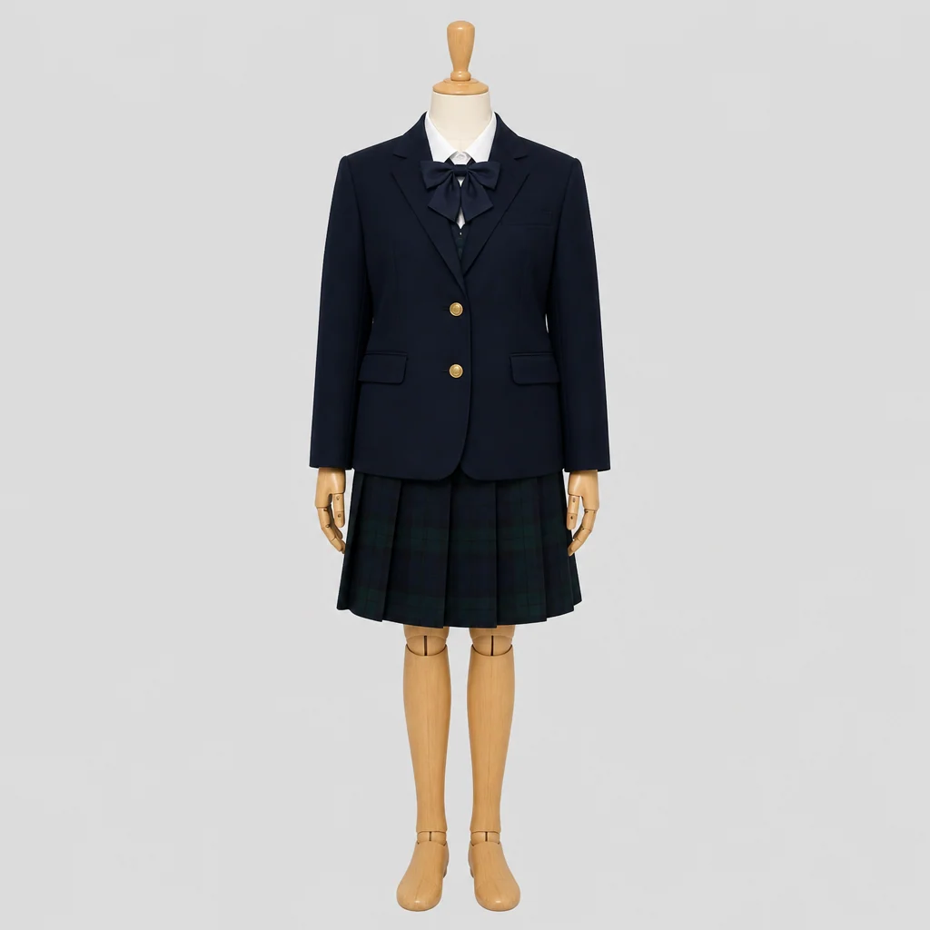 第一薬科大学付属高校の女子の制服のイメージ