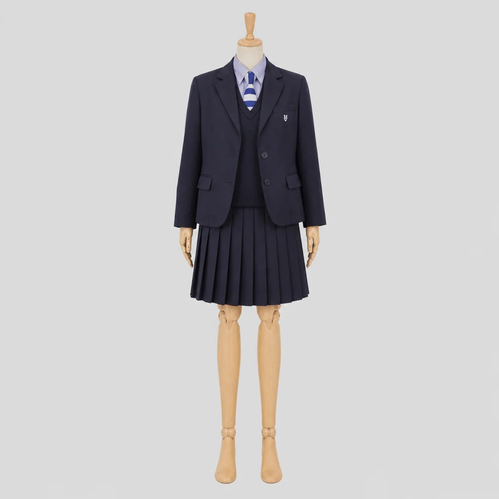 祐誠高校の女子の制服のイメージ