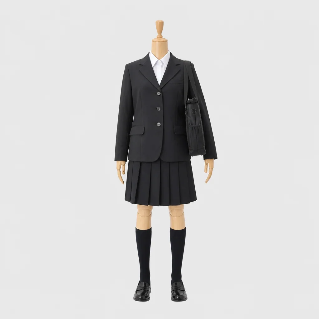 嬉野高校の制服のイメージ