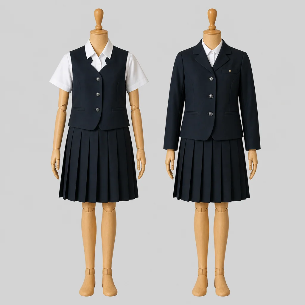 佐世保北高校の制服のイメージ