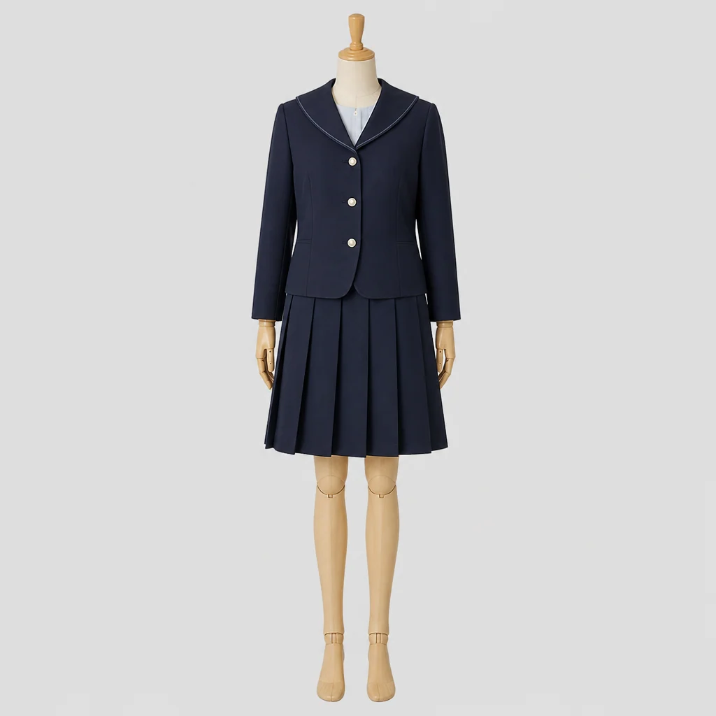 長崎明誠高校の女子の制服のイメージ