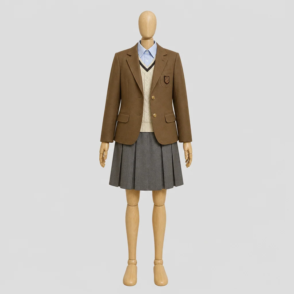 長崎商業高校の女子の制服のイメージ