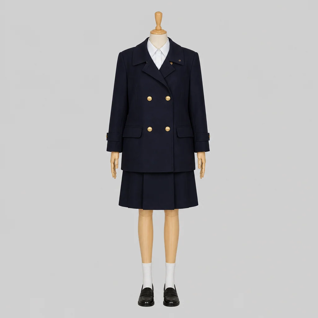 純心女子高校の女子の制服のイメージ