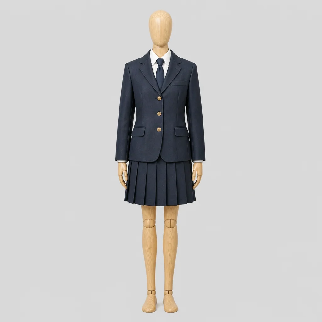 向陽高校の女子の制服のイメージ