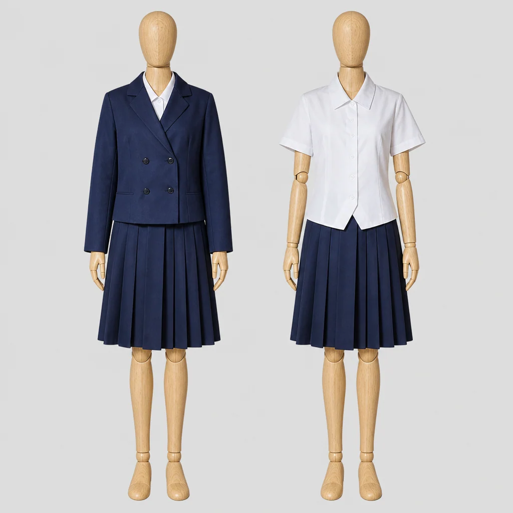 球磨中央高校の制服のイメージ